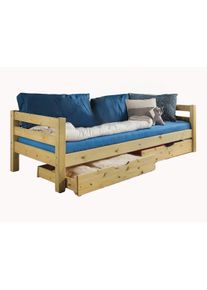 Kinderbed "Kiddy" | Variant 01 | 90x200 cm | loog/geolied | Eenpersoonsbedden | allnatura