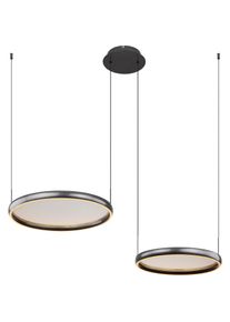 Globo, Pendelleuchte, Hängeleuchte Metall Schwarz Matt, 1xled