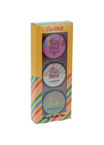Let's Talk, Beauty Geschenkset, Körperpflege Body-Butter-Set 3tlg. (Körperpflegeset)