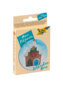 Magni Mini Filzinies 19teilig Lebkuchen, Handarbeitsset, Mehrfarbig
