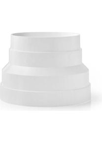 Nedis Speichenschlauch-Reduzierstück auf 125 mm - 100 mm, Geschirrspüler Zubehör, Weiss