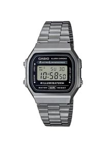 Casio, Armbanduhr, Retro Vintage A168WGG-1A, Grau, (Digitaluhr, 34 mm)