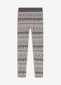 Leggings termici con poliestere riciclato, Grigio, Taglia 42/44 (S), bonprix