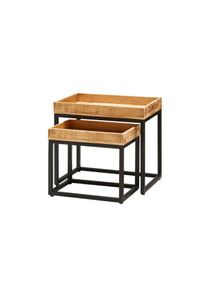 Lot de 2 tables basses IRON