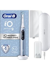 Oral-B Elektrische Zahnbürste »iO 9 Luxe Edition«, 1 St. Aufsteckbürsten, mit Magnet-Technologie, 7 Putzmodi, Farbdisplay & Lade-Reiseetui