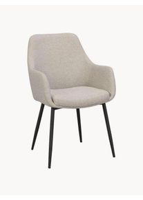 Rowico Home Sillas con reposabrazos Reily, 2 piezas Beige An 55 cm