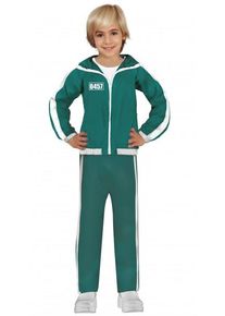 Green death game jogging suit for boys