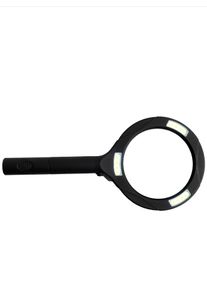 Leuchtlupe in schwarz