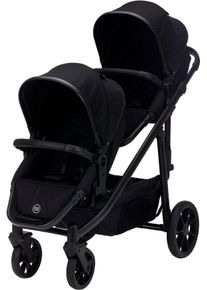 fillikid Zwillings-Kombikinderwagen »Fill Two in One« 22 kg in schwarz