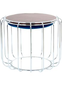 Kayoom , Beistelltisch »Pouf Comfortable 110, abnehmbares und wendbares Oberteil«, (1 St.), praktisch umzuwandeln in Tisch oder Hocker, mit...