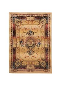 Theko, Teppich &raquo;Gabiro 856&laquo; rechteckig 10 mm H&ouml;he Kurzflor, Orient-Optik, auch als L&auml;ufer, Wohnzimmer, beige, Kunstfaser, B : 300 cm 1 Stk. -10 mm, 