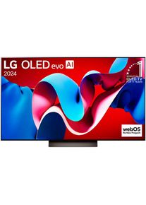 LG , OLED-Fernseher »OLED65C47LA«, 4K Ultra HD, Smart-TV , schwarz , Flüssiges Gaming mit bis zu 4K @ 144 Hz, Nvidia G-Sync und AMD FreeSync
