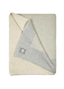 Musterring, Plaid &raquo;Knit&laquo;, grau, Baumwolle, B/L: 130 cm x 170 cm, grau