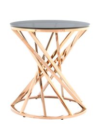 Kayoom , Beistelltisch »Wesley 125, Beistelltisch in elegantem Design, edles Gestell aus Metall«, (1 St.), Glamouröses Design, hochwertige...