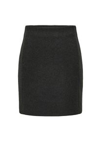 Only , Minirock »ONLTRILLION HW SHORT SKIRT PNT« , Dark Grey Melange , L (40) , L (40) , Minirock von Only