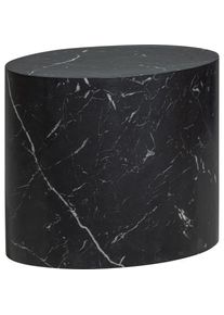 Woood , Couchtisch »Quint«, mit 3D-Effekt, Marmor-Look, H 40 cm x B 48 cm , schwarz + schwarz