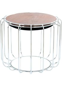 Kayoom , Beistelltisch »Pouf Comfortable 110, abnehmbares und wendbares Oberteil«, (1 St.), praktisch umzuwandeln in Tisch oder Hocker, mit...