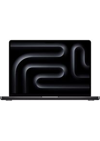Apple , Notebook »MacBook Pro 14'' M4 Pro«, 35,97 cm, / 14,2 Zoll, M4 Pro, 16-Core GPU, 512 GB SSD , space black , 12MP Kamera, drei Mikrofonen in...