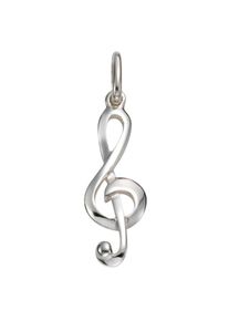 Firetti, Damen, Kettenanh&auml;nger &raquo;Schmuck Geschenk Silber 925 Halsschmuck Anh&auml;nger Noten&laquo; (), silberfarben, silberfarben, Zeitlos sch&ouml;ner Kettenanh&auml;nger