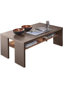 Innostyle , Couchtisch »Fun Plus II«, (1 St.), 2 Fächer, ABS Kantenschutz , basalt + Altholz Melamin + Altholz Melamin