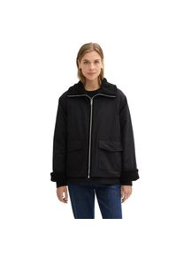 Tom Tailor Denim , Hybridjacke, ohne Kapuze, mit fake Teddy Fell , deep black , XXL (44) , XXL (44) , Jacke von Tom Tailor Denim