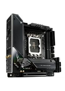ASUS , Mainboard »ROG Strix Z690-I Gaming WIFI« , schwarz , Beste Gaming-Konnektivität: Unterstützt HDMI 2.1, zwei M.2-Steckplätze, 2 x...