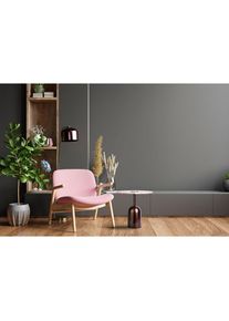 Kayoom , Beistelltisch »Harry 125, luxuriöse Tischplatte aus 100% Marmor«, (1 St.), Tischplatte aus Marmor, stabiles Gestell aus Eisen , Braun