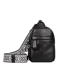 Tom Tailor, Damen, Rucksack &raquo;Palina&laquo; aus weichem Lederimitat mit effektvollem Schulterriemen, schwarz, B/H/T: 16,5 cm x 22 cm x 5,5 cm, schwarz, 