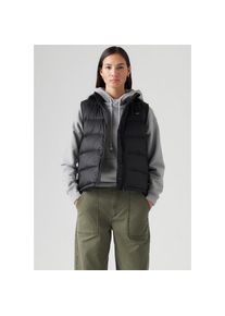 Levi's Levi's , Damen, Steppweste &raquo;POLLY PACKABLE VEST&laquo; mit Logo Stickerei, CAVIAR, XS, CAVIAR, Steppweste POLLY PACKABLE VEST von Levi's