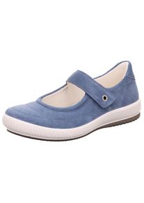 Legero , Riemchenballerina »TANARO 5.0«, Slipper, Ballerina, Schlupfschuh mit Wechselfußbett und Klettriegel , foreer blue (blau) , 37 , 37 ,...