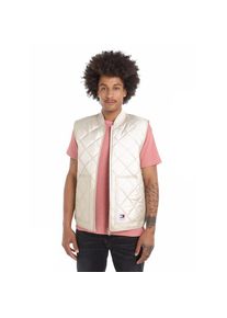 Tommy Jeans , Steppweste »TJM REG ENTRY VEST«, mit modischem Rautenmuster , Newsprint , M , M , Weste von Tommy Jeans