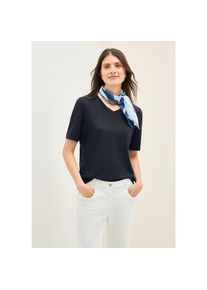 Cecil , T-Shirt mit V-Ausschnitt , universal blue , XL (44) , XL (44) , Basic V-Neck Shirt von Cecil