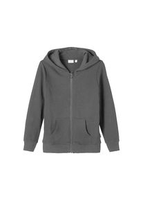 name it , Kapuzensweatjacke »NKMNESWEAT CARD W HOOD UNB NOOS«, in klassischer Form , Black , 110 , 110 , Sweatjacke von name it für Jungen
