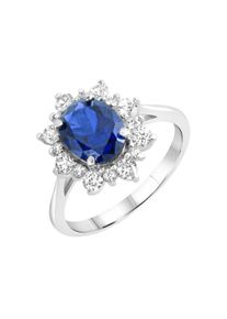 Firetti, Damen, Goldring &raquo;Schmuck Geschenk Gold 375 Damenring Goldring Edelstein Farbstein Rubin&laquo; mit Rubin oder Spinell (synth.), Zirkonia (synth.), 