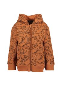 Blue Seven , Sweatjacke »Sweatjacke mit Kapuze« , 280 - KUPFER , 122 , 122 , Gemütliche Sweatjacke für Jungen