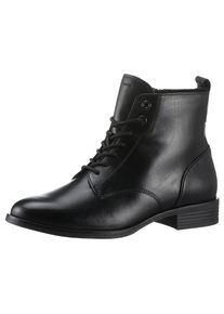 Tamaris, Damen, Schn&uuml;rstiefelette , Blockabsatz, Schn&uuml;rboots, Businessschuh mit Touch it-Ausstattung, schwarz, 37, schwarz, Klassische Stiefelette mit