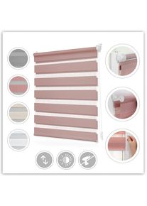 LICHTBLICK ORIGINAL , Doppelrollo »Duo-Rollo Klemmfix, ohne Bohren, blickdicht« Lichtschutz Sichtschutz ohne Bohren freihängend einfache Montage...