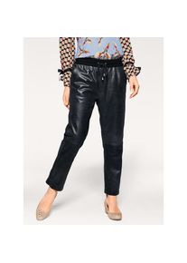 Heine , Lederhose , schwarz , Normalgrößen , 38 -Normalgrößen , 38 , Normale Leibhöhe