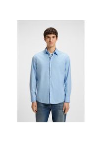 BOSS Orange, Herren, Langarmhemd &raquo;Relegant&laquo; mit BOSS Stickerei, Open Blue460, N-Gr, 6XL -N-Gr, Open Blue460, Hemd von BOSS Orange Menswear