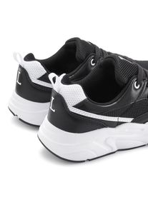 Lascana , Sneaker, mit ultraleichter Chunky-Sohle, Schnürhalbschuh, Freizeitschuh , schwarz-weiß , 38 , 38 , Mit toller Farbkombination