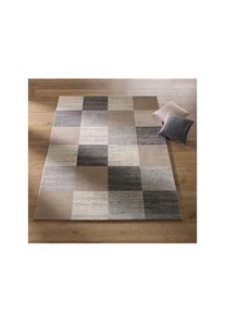 HEINE HOME , Teppich rechteckig 12 mm Höhe , grau-taupe , B : 57 cm 1 Stk.