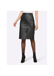 Heine , Lederrock , schwarz , 36 , 36 , 100% Lamm-Nappa