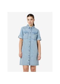 Noisy may , Jeanskleid »NMNEW SIGNE S/S DENIM DRESS VI003LB NOOS« , Light Blue Denim , N-Gr , XL (42) -N-Gr , XL (42) , Kurzes Denim-Kleid von...
