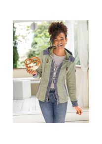 Casual Looks , Shirtjacke »Shirtjacke«, (1 tlg.) , schilf-weiß-meliert , 40 , 40 , hochwertige Struktur-Ware