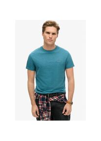 Superdry, Herren, Rundhalsshirt &raquo;ESSENTIAL LOGO EMB TEE&laquo;, Alaskan Blue Marl, S, Alaskan Blue Marl, Cooles Shirt von Superdry