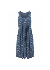 Beach Time Beachtime, Damen, Strandkleid mit Ornamentdruck, Minikleid, Sommerkleid, blau-bedruckt, N-Gr, 38 -N-Gr, blau-bedruckt, Grafischer Alloverdruck