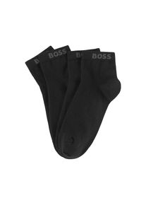 BOSS , Sneakersocken, (Set, 2 Paar), mit eingenähtem Markenschriftzug , schwarz , 43-46 , 43-46 , Socken von BOSS Underwear