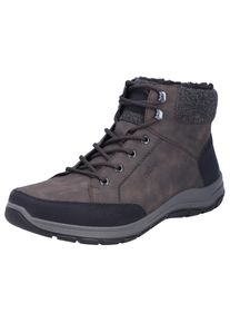 Rieker , Damen , Winterboots , Schnürboots, Outdoorschuh mit praktischem Innenreißverschluss , dunkelbraun kombiniert , 42 , 42 , Schnürboots mit...