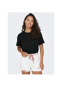 Jacqueline de Yong JDY , Kurzarmshirt »PISA S/S T-SHIRT JRS NOOS« , Black , L , L , Modisches Kurzarmshirt mit bequemem Rundhalsausschnitt