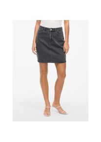 Vila , Jeansrock »VIKAJA JAF LBD DENIM SKIRT- NOOS« , Grey Denim , 36 , 36 , Kurzer Jeansrock von Vila